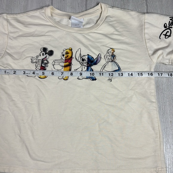 Disney 100 years celebration T-shirt, Mickey, Pooh, Stitch Alice girls 14/16 - Picture 3 of 7